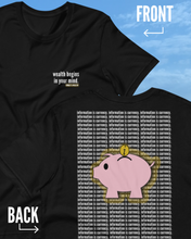 Load image into Gallery viewer, &quot;INFORMATION IS CURRENCY&quot; UNISEX SHORT SLEEVED TEE +colors (front/back design)
