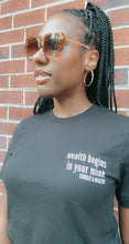 Load image into Gallery viewer, &quot;INFORMATION IS CURRENCY&quot; UNISEX SHORT SLEEVED TEE +colors (front/back design)
