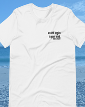 Load image into Gallery viewer, &quot;INFORMATION IS CURRENCY&quot; UNISEX SHORT SLEEVED TEE +colors (front/back design)

