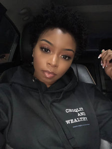 CHOQLIT & WEALTHY HOODED SWEATSHIRT